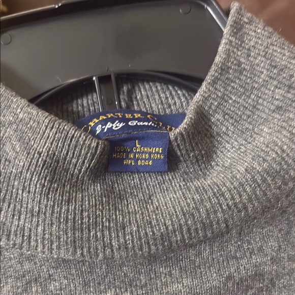 Charter Club Gray Turtleneck Sweater Smooth Knit - Picture 7 of 10